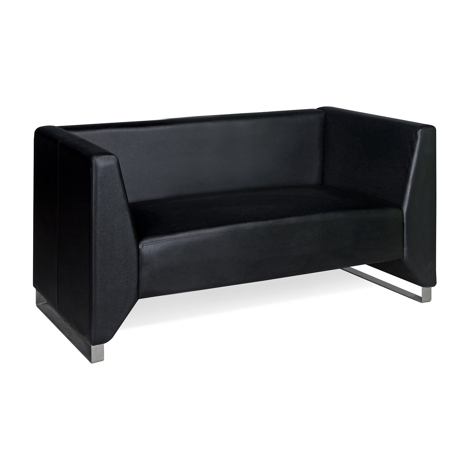 Nilkamal Reed 2 Seater Sofa (Black)