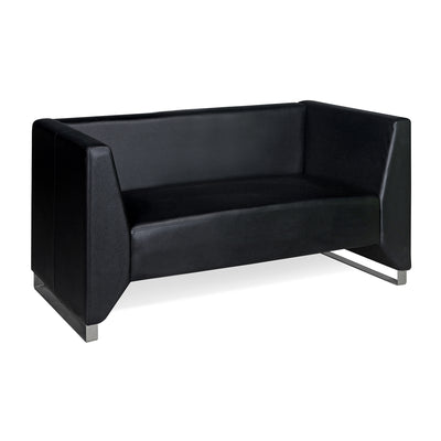 Nilkamal Reed 2 Seater Sofa (Black)
