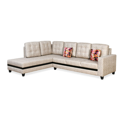 Nilkamal Regal Lounger LHS Sofa (Cream)