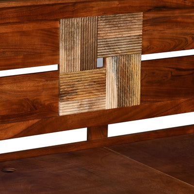 Nilkamal Relaxo Solid Wood King Bed (Honey Walnut)