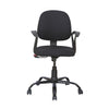 Nilkamal Remus Mid Back Fabric Chair (Black)