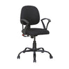 Nilkamal Remus Mid Back Fabric Chair (Black)