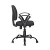 Nilkamal Remus Mid Back Fabric Chair (Black)