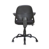 Nilkamal Remus Mid Back Fabric Chair (Black)