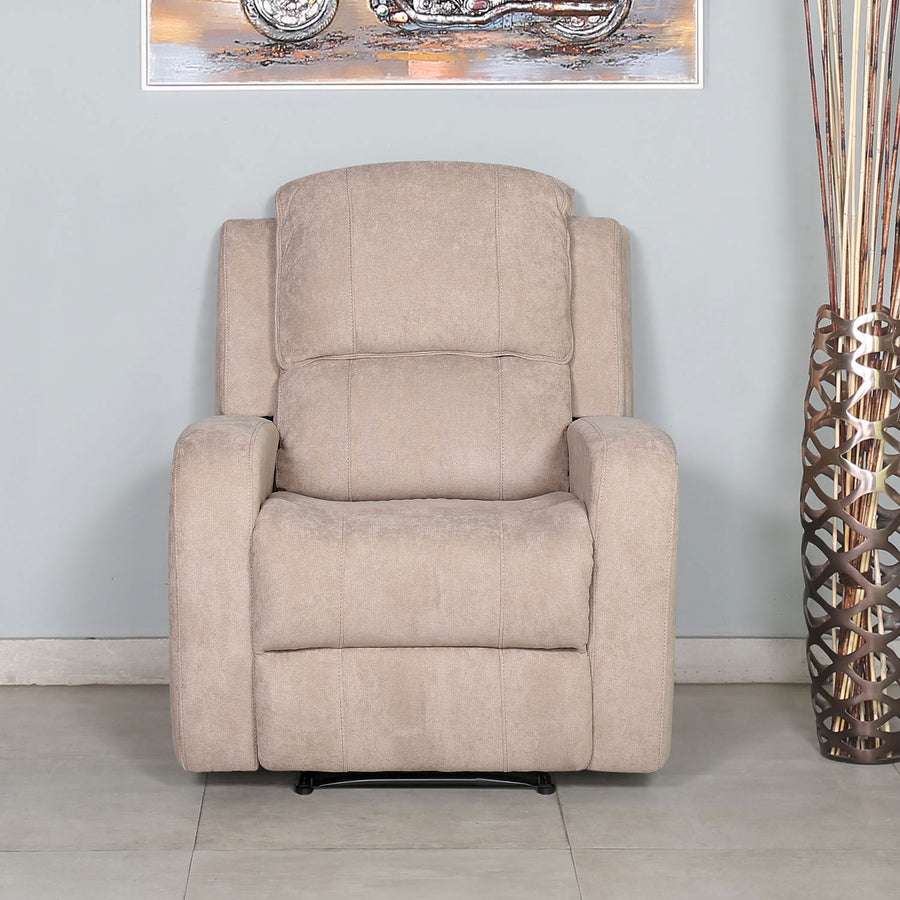 Nilkamal Robert 1 Seater Recliner Sofa (Mocha)