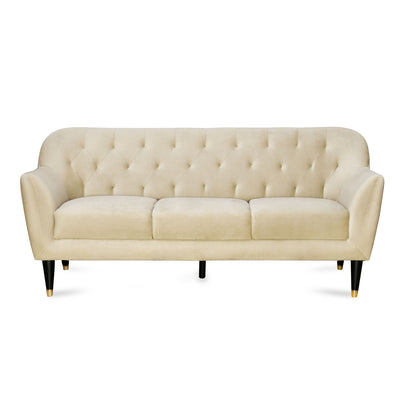 Nilkamal Roslin Fabric 3 Seater Sofa (Beige)