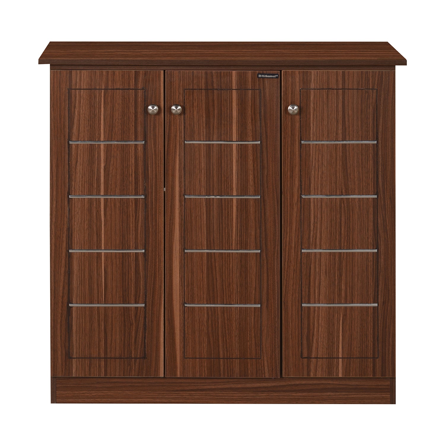 Nilkamal Rowan Shoe Cabinet (Walnut)