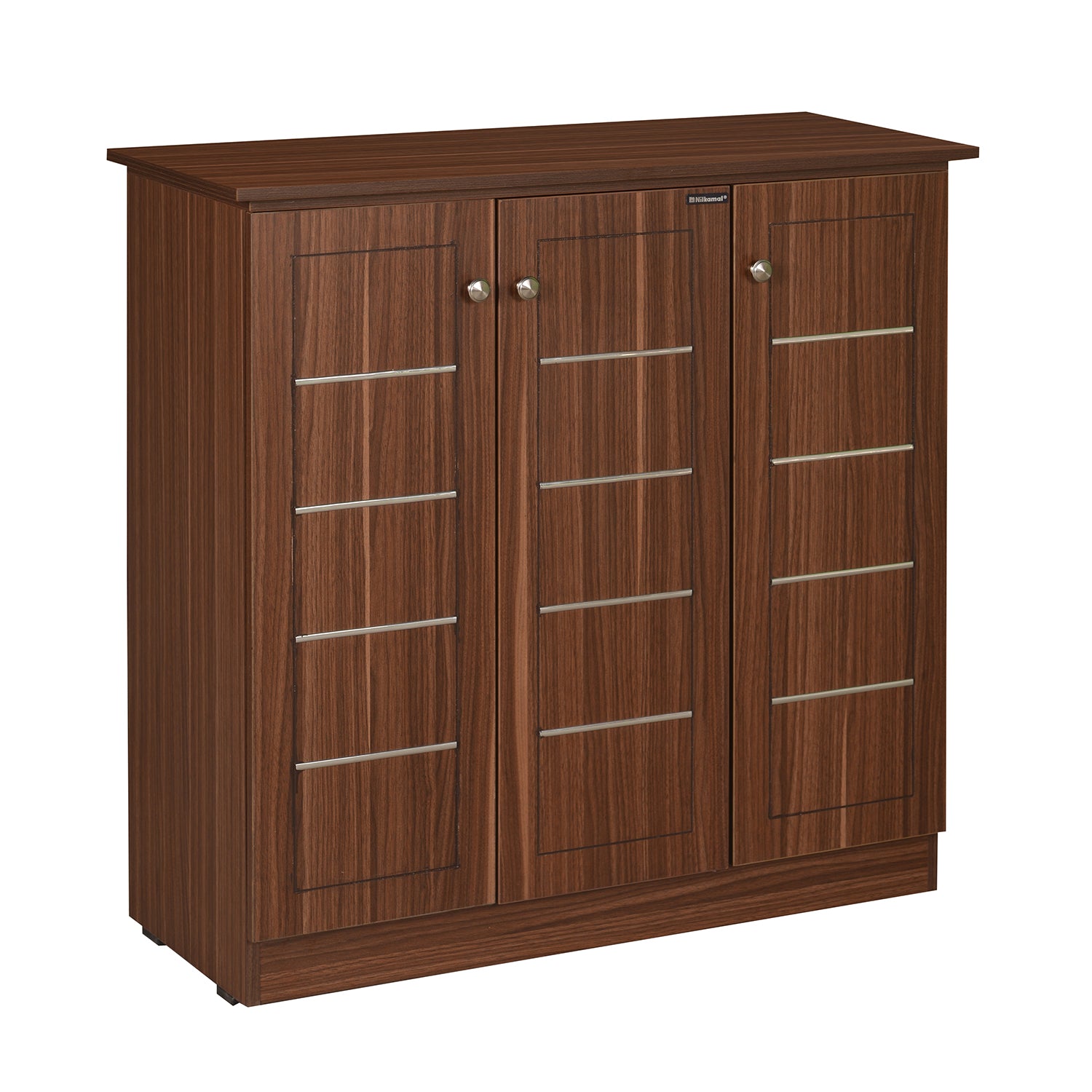 Nilkamal Rowan Shoe Cabinet (Walnut)