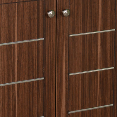 Nilkamal Rowan Shoe Cabinet (Walnut)