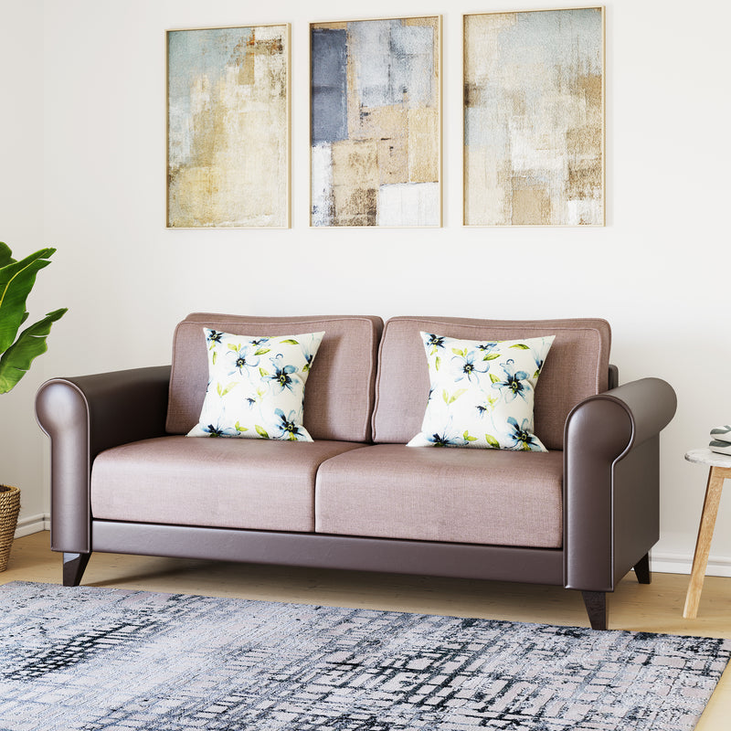 Nilkamal Ripon 3 Seater Sofa (Brown) Nilkamal Furniture