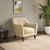 Nilkamal Roslin Fabric 1 Seater Sofa (Beige)