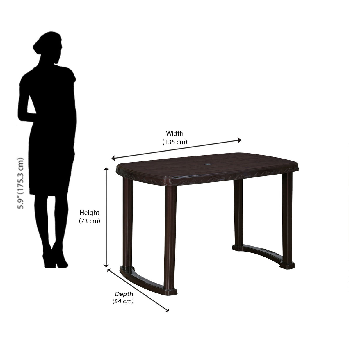 Nilkamal Shahenshah 4 Seater Dining Set Nilkamal Furniture
