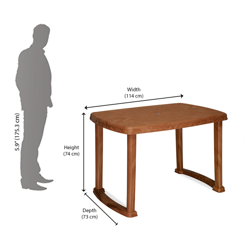 Nilkamal dining table 4 seater plastic sale