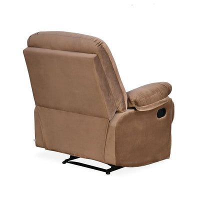Nilkamal Skelton 1 Seater Manual Recliner Sofa (Brown)