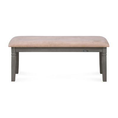 Nilkamal Stanfield 6 Seater Dining Set with Bench (Grey)