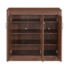 Nilkamal Stella Shoe Cabinet / Rack (Walnut)