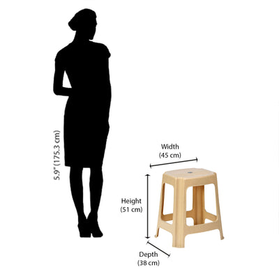Nilkamal STL06 Plastic Stool