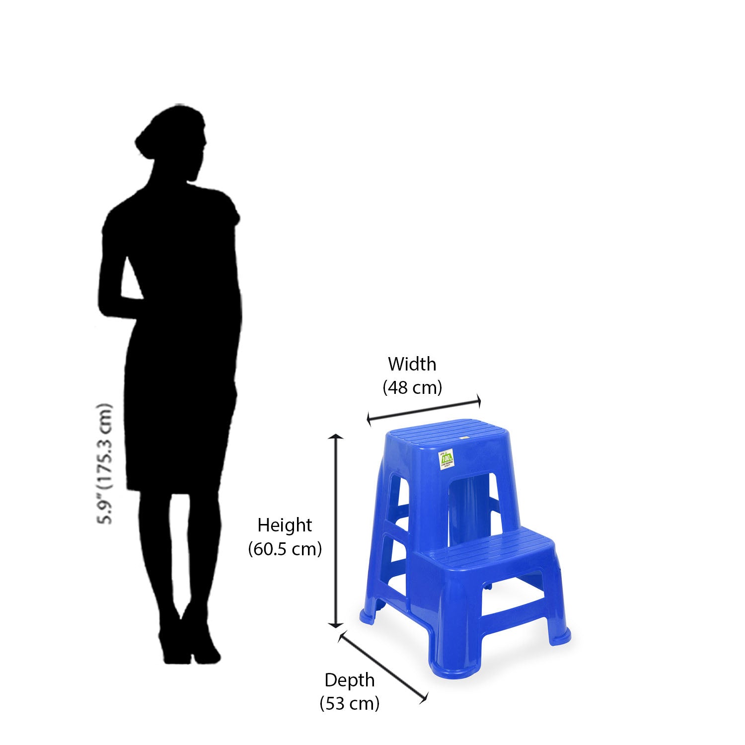 Nilkamal Plastic Step Stool