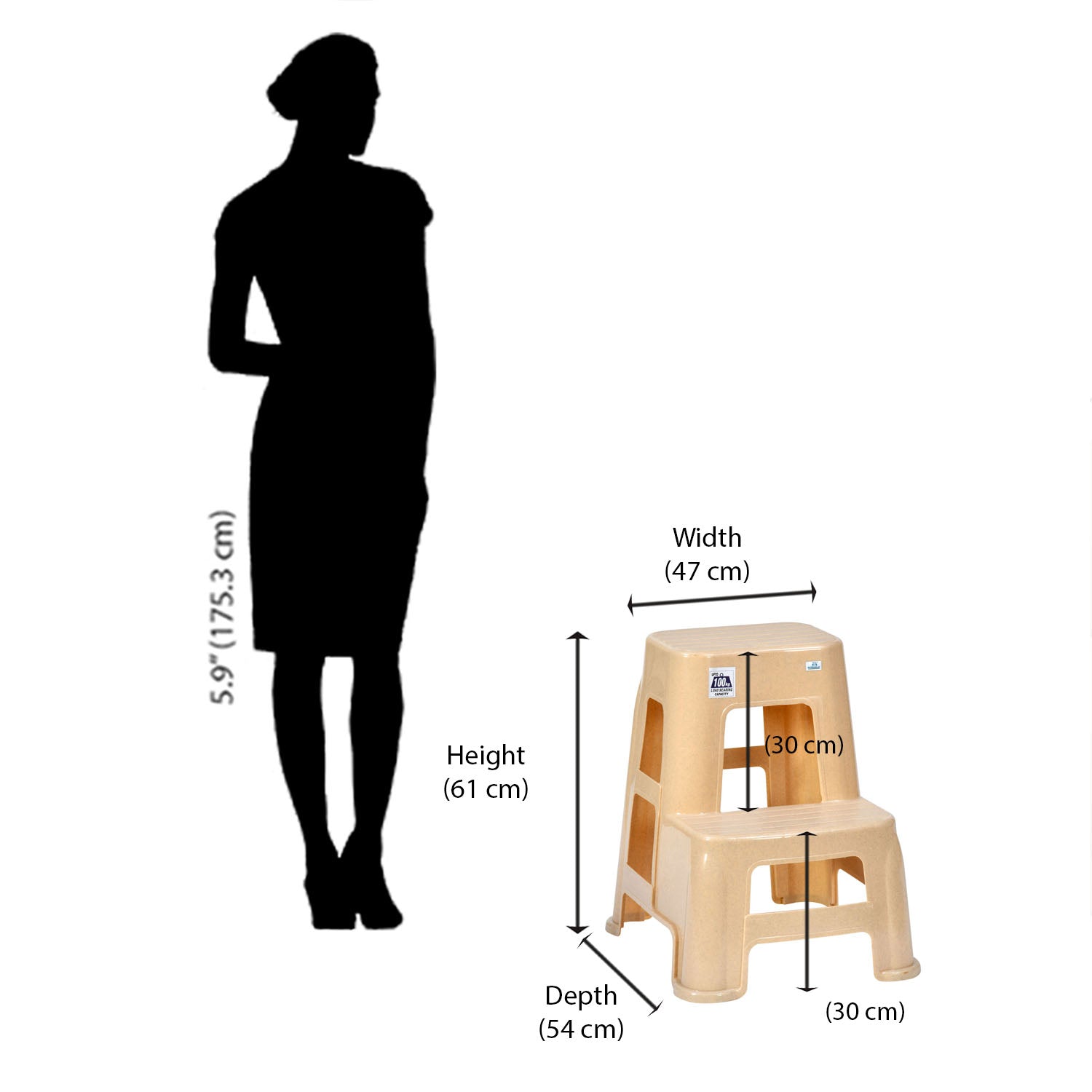 Nilkamal Plastic Step Stool