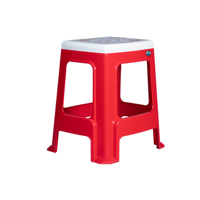 Nilkamal Floral Top Plastic Stool