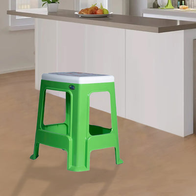 Nilkamal Floral Top Plastic Stool - Main Image