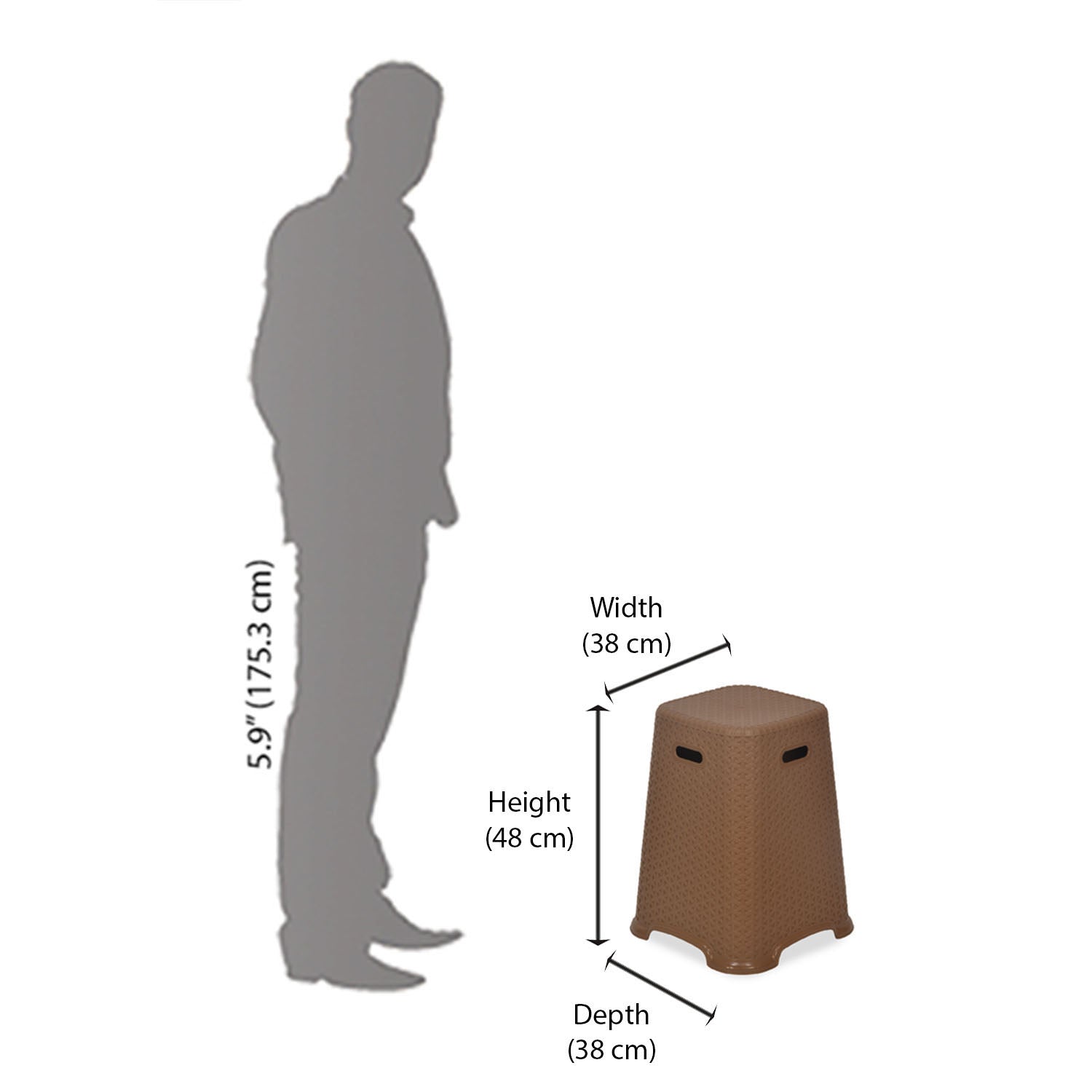 Nilkamal STOOL 29 Plastic Stool