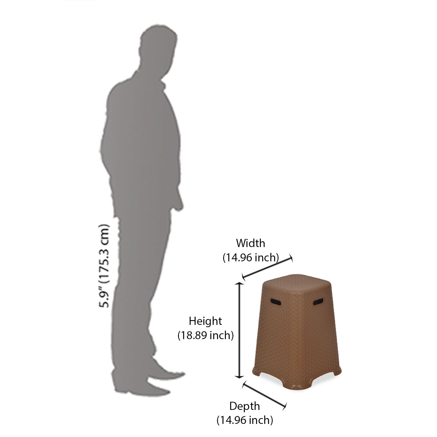 Nilkamal STOOL 29 Plastic Stool