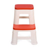 Nilkamal Step Stool 31 (Basket Beach / Coral Red) - Front View