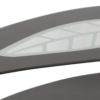 Nilkamal Stuart Center Table (Black / Walnut)