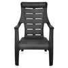 Nilkamal Sunday Plastic Arm Chair (Iron Black)