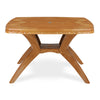 Nilkamal Shahenshah Kross Legged Table (Pear Wood)