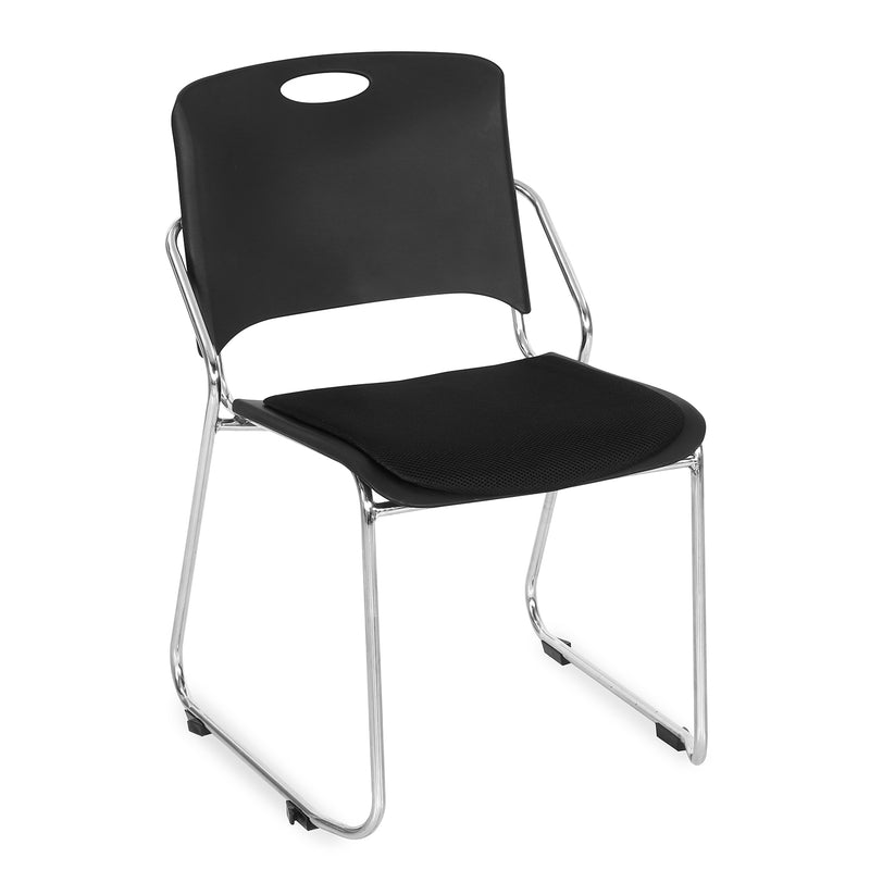 Nilkamal Task Metal Visitor Chair (Black) Nilkamal Furniture