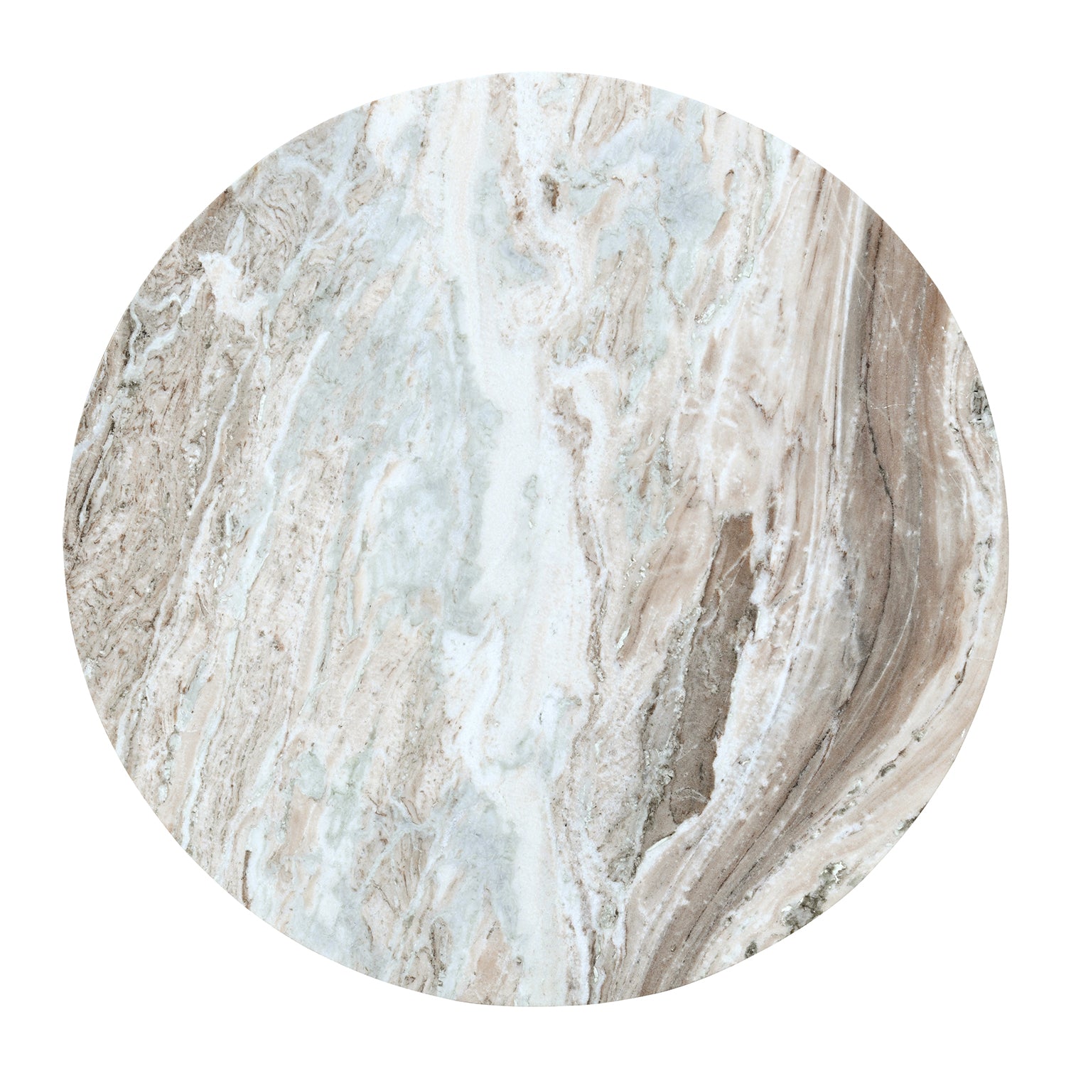 Nilkamal Taurus Marble Top Handicraft Coffee Table (Natural Honey)