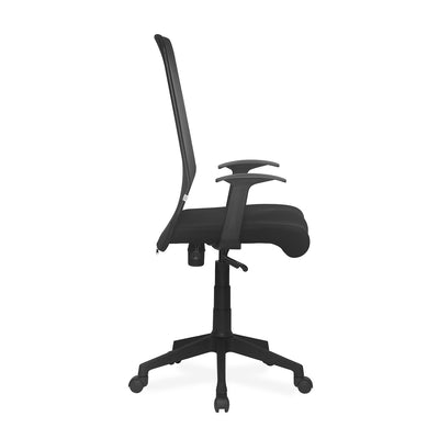 Nilkamal Thames High Back Mesh Chair (Black)