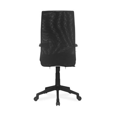 Nilkamal Thames High Back Mesh Chair (Black)