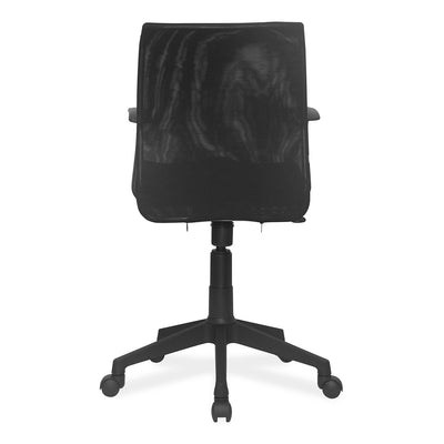 Nilkamal Thames Low Back Mesh Chair (Black)