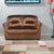 Nilkamal Tigor 2 Seater Sofa (Dark Brown)