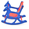 Nilkamal Toy Jungle Plastic Kids Arm Chair (Blue / Red)