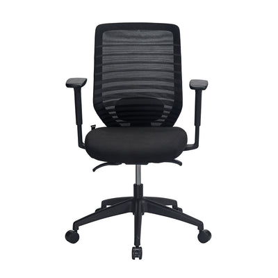 Nilkamal Trenton Mid Back Office Chair (Black)