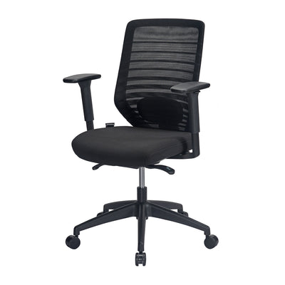 Nilkamal Trenton Mid Back Office Chair (Black)