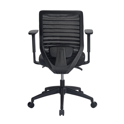 Nilkamal Trenton Mid Back Office Chair (Black)