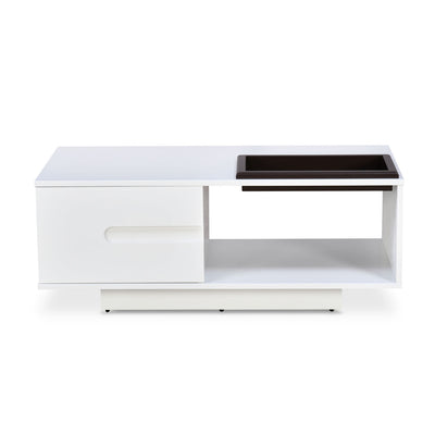 Nilkamal Trevi Engineered Wood Center Table (White)