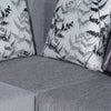 Nilkamal Tripoli Fabric Corner Sofa (Grey)