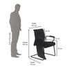 Nilkamal Thames Training Mesh Chair (Black)