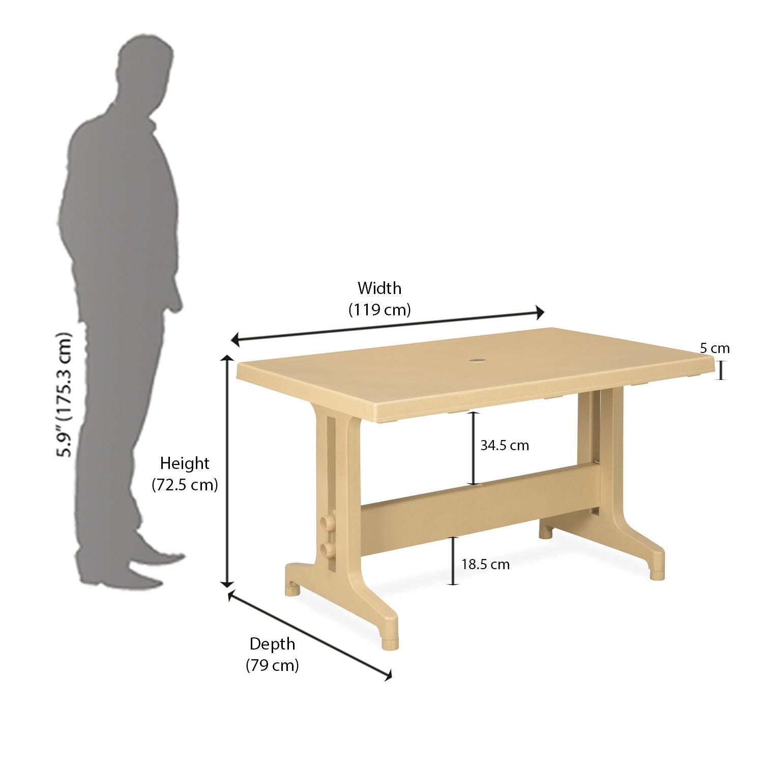 Nilkamal Ultima Dining Table