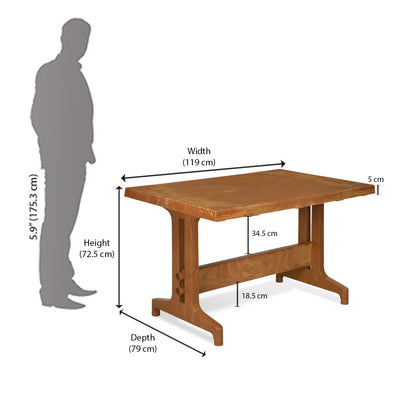 Nilkamal Ultima Table (Pear Wood)