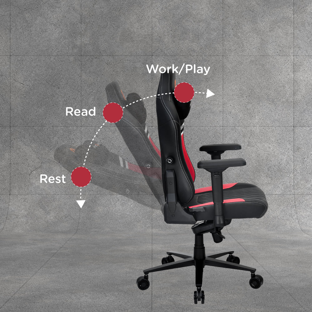 Nilkamal Fyrebird Vaden Gaming Chair (Black / Red)
