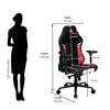 Nilkamal Fyrebird Vaden Gaming Chair (Black / Red)