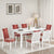 Nilkamal Vera Solid Wood 6 Seater Dining Set (White)
