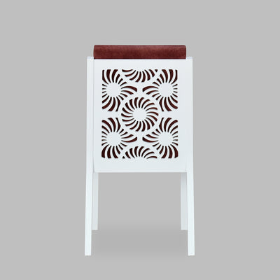 Nilkamal Vera Solid Wood 6 Seater Dining Set with Bench (White)